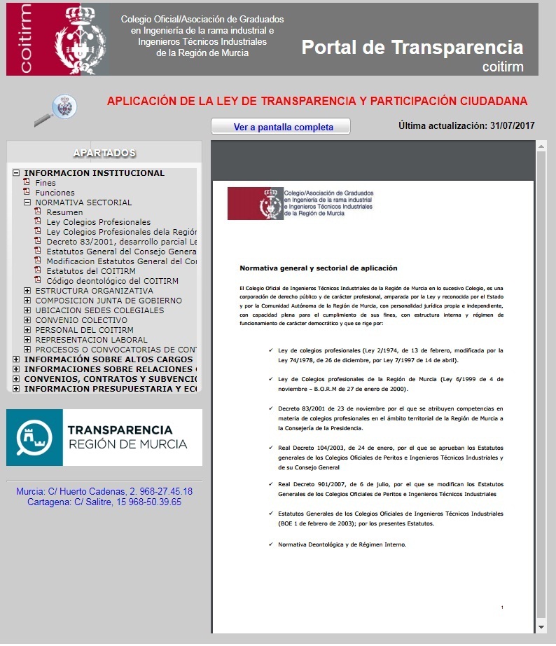 Web de transparencia 1